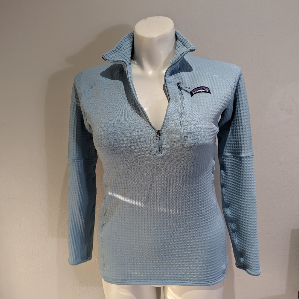 Patagonia pullover waffle fleece sweatshirt 1/2 zip size m